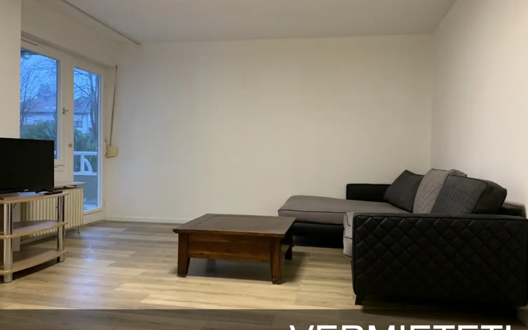 Erstbezug nach Sanierung! Möblierte 1-Zimmer Wohnung mit Balkon, Keller und Stellplatz!