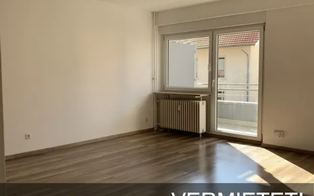 Tolle 1-Zimmer Wohnung mit Balkon, Keller und Tiefgaragenstellplatz